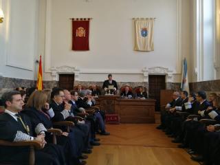 El presidente del TSXG destaca en la apertura del año judicial la necesidad de acercar la Justicia a la juventud